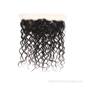 Raw Undetectable Hd Lace Frontal 13x6 13x4 4x4 5x5 6x6 7x7 Swiss Lace Closure Human Hair Ear To Ear Thin Lace Closure